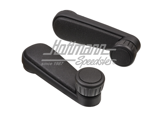 Window winders, Golf 2, black | 191 837 581 | 208-3500