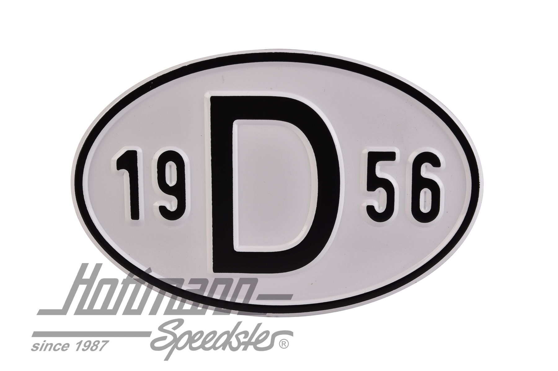 Nationality plate "D", alu, with year 1956 |  | 020-2396-56