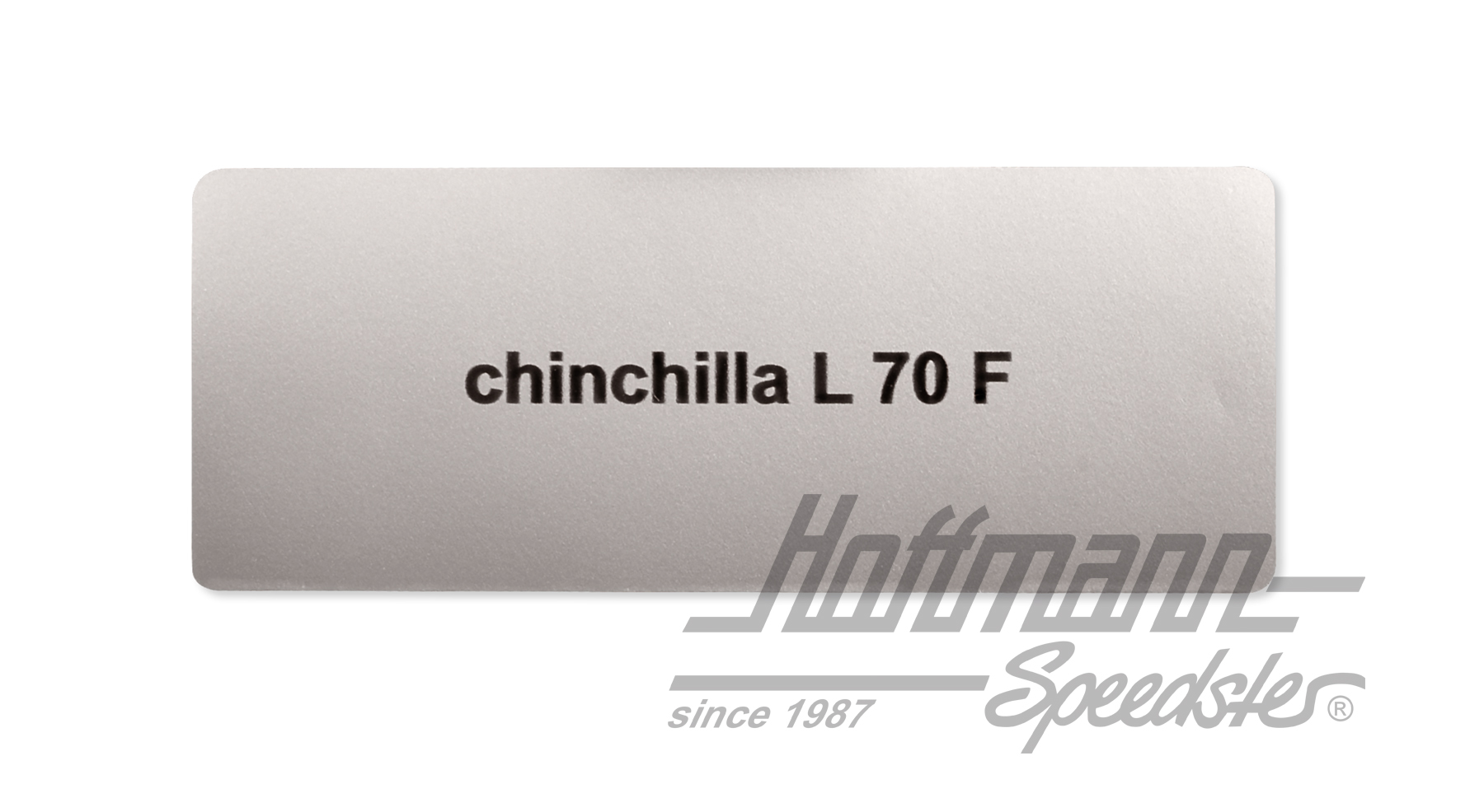 Sticker, colour number L70F, chinchilla | L70F | 021-0180-19