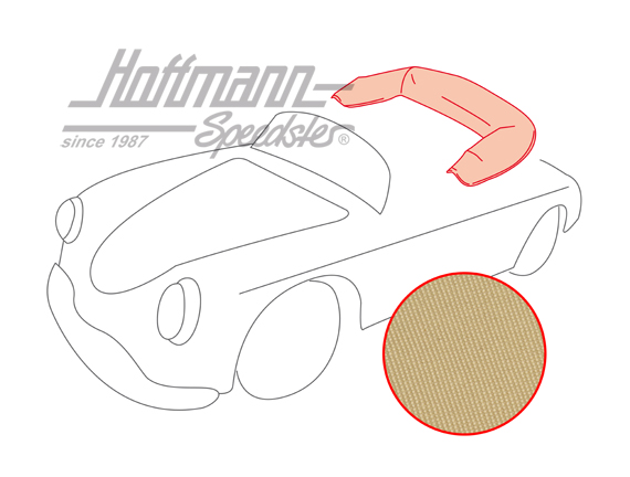 Dust cover, 58-65, Sonnenland, light beige                                                          