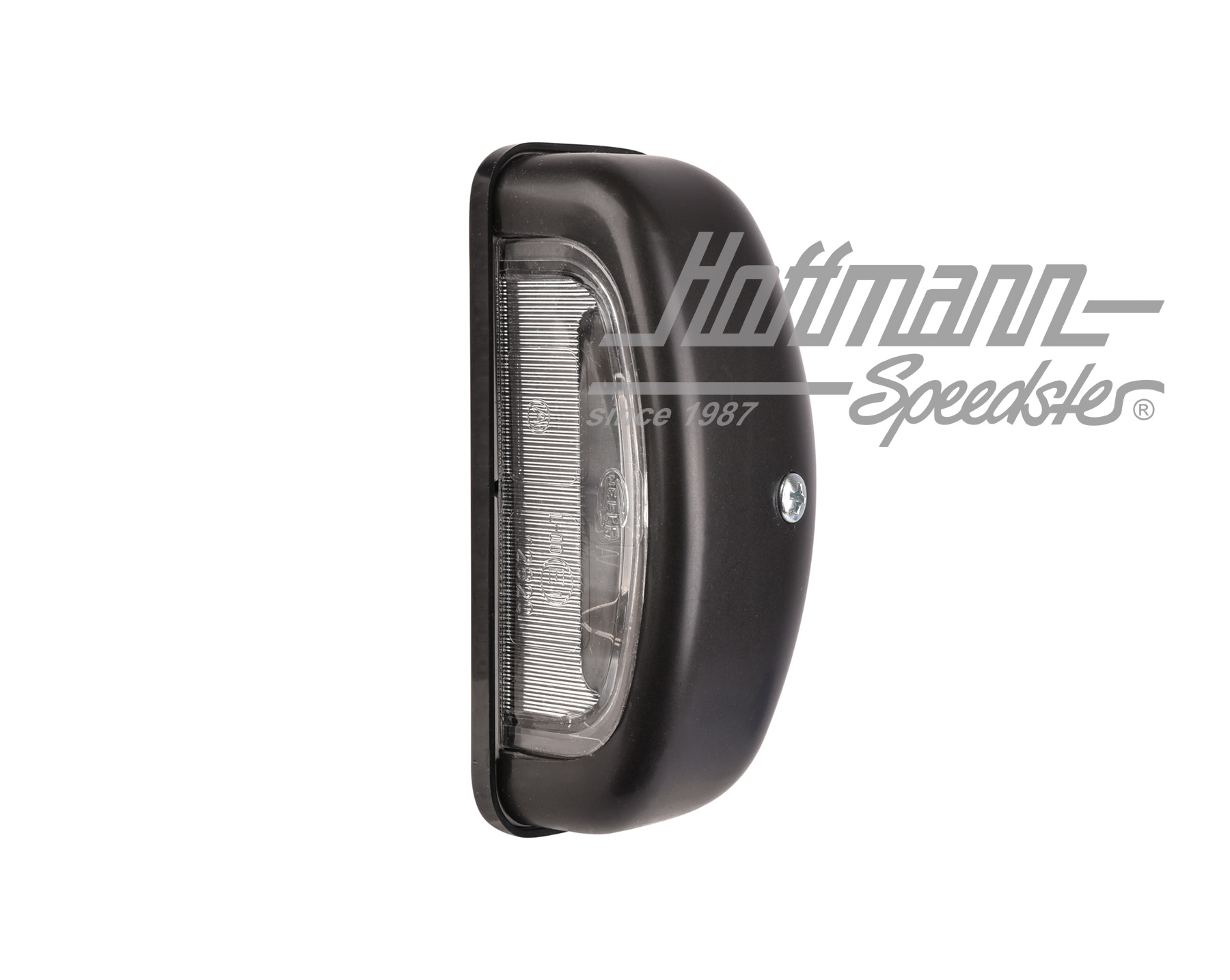License-plate light, black, Hella | 2KA 001 386-231 | 020-4475