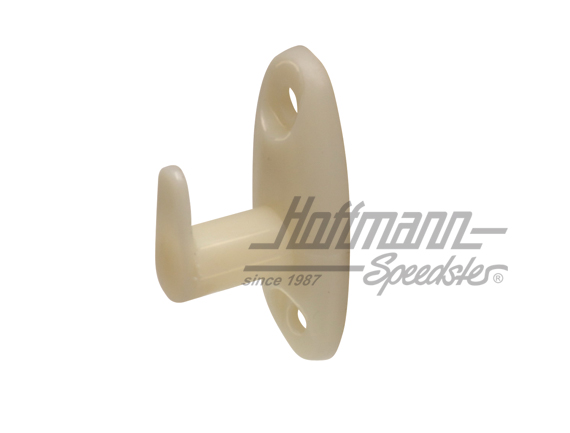 Hook, seat belt, Convertible, white | 111 857 723 A | 055-5016-12