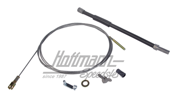 Clutch cable set, sleeve and fixation included                                                      