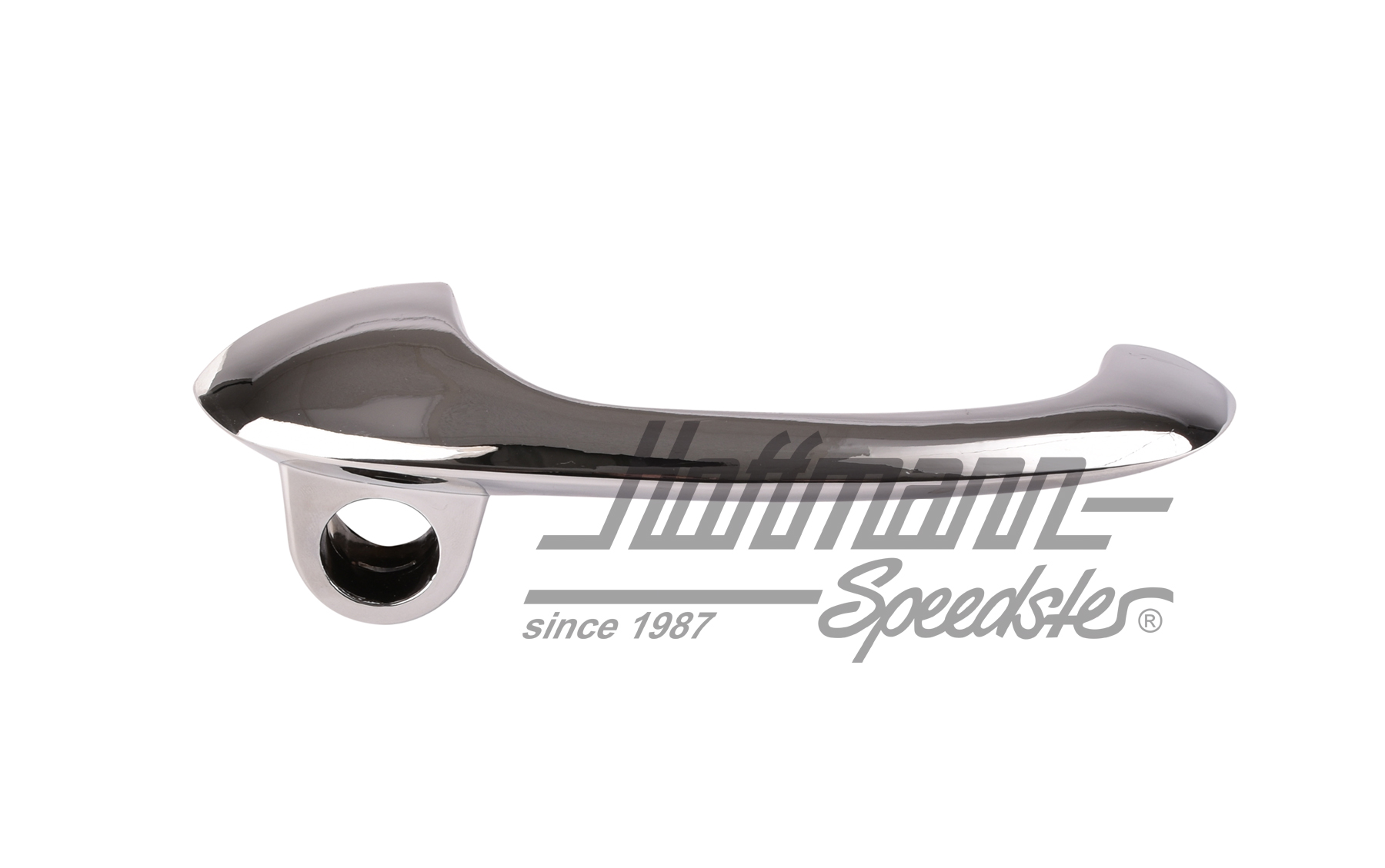 Door handle, bare, 8.63-7.67, chromed, right                                                        