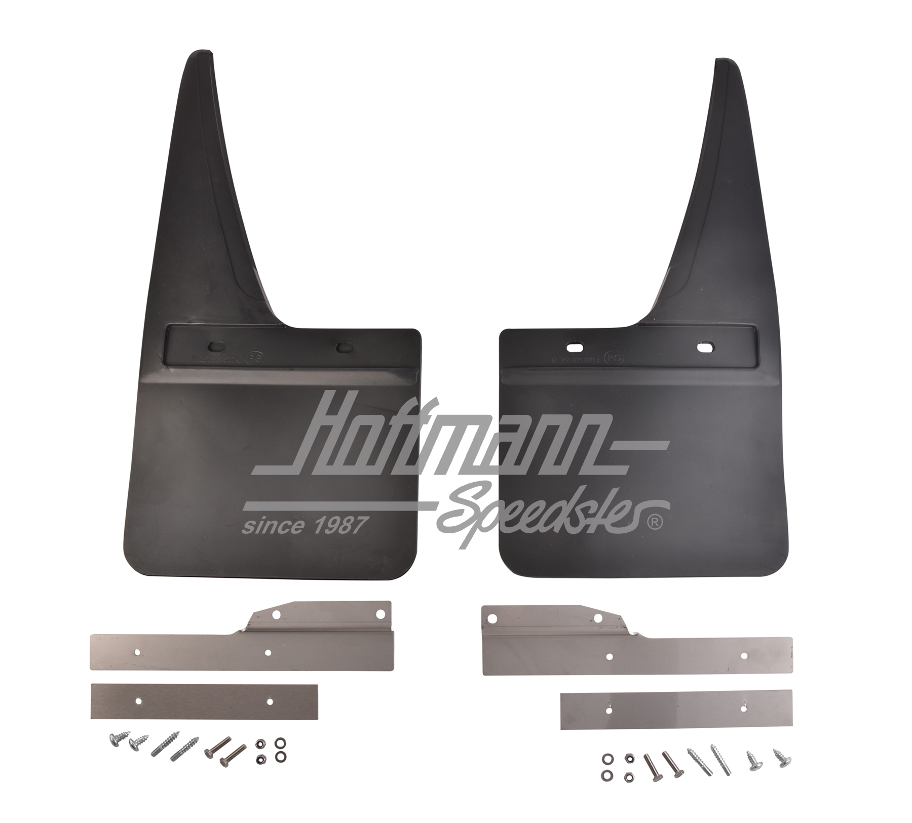 Mud flap set, Bus T3, front | 251 821 809 | 370-6104