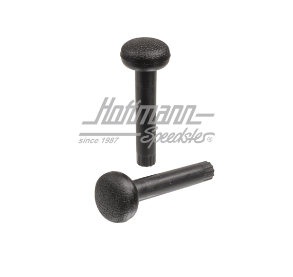 Door lock pulls, black, Top Quality | 171 837 187 | 020-2375-10