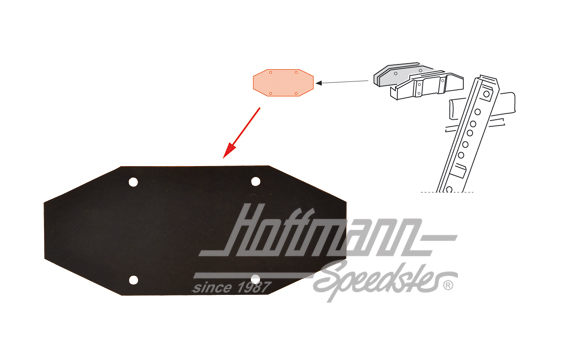Rubber, window-lifter rail, 8.55-7.74 | 141 837 565 A | 060-0180