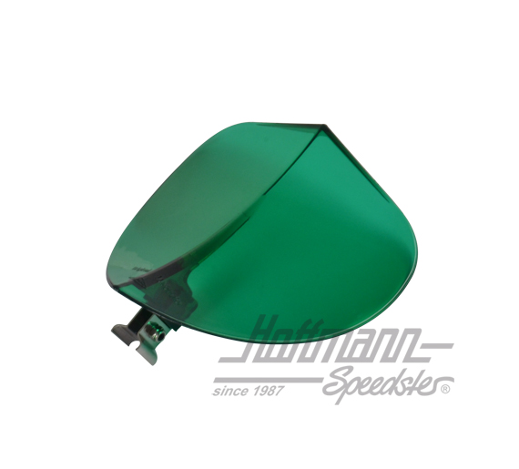 Eddy deflector "Wirbulator", front window, green                                                    