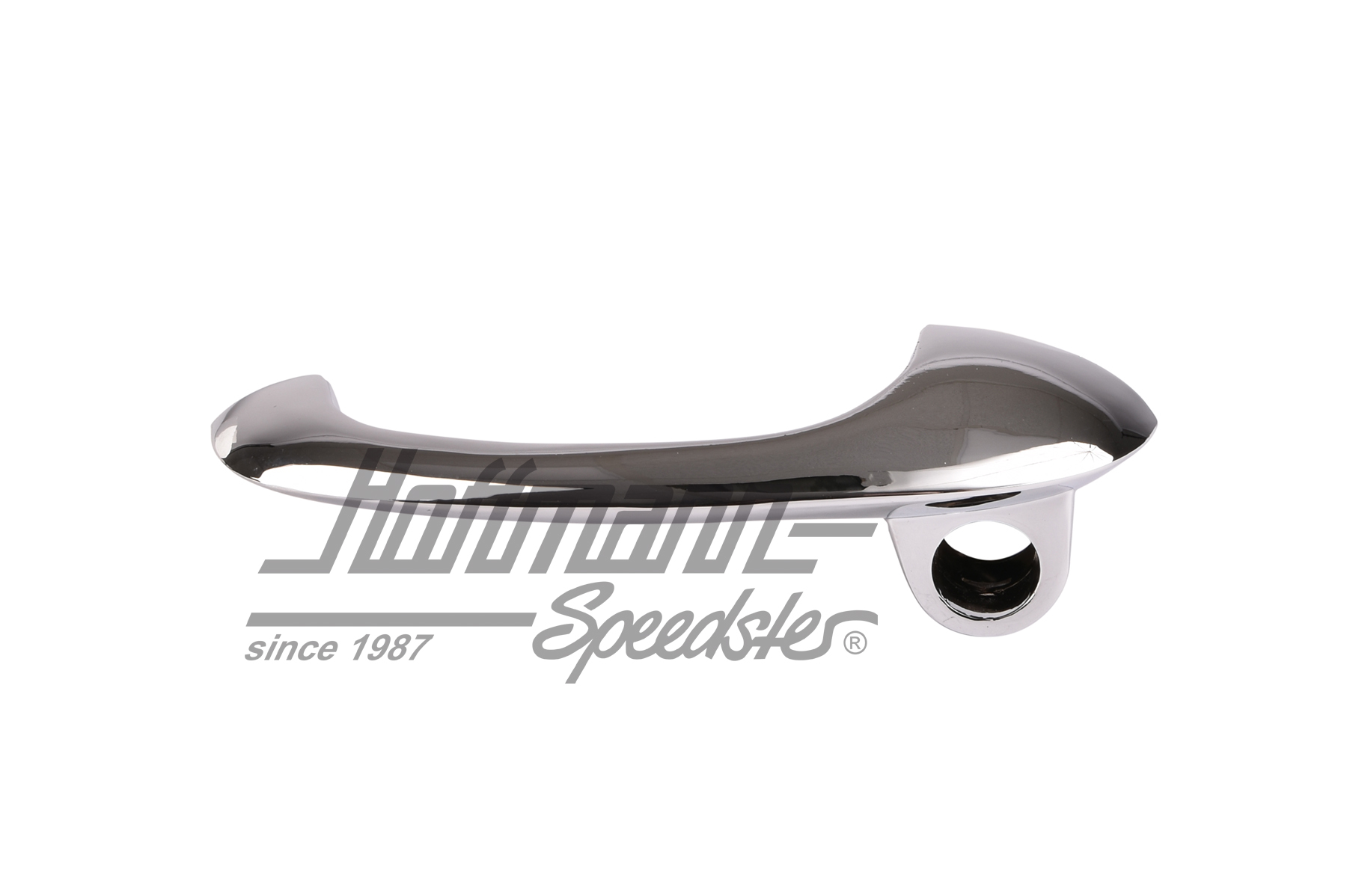 Door handle, bare, 8.63-7.67, chromed, left                                                         