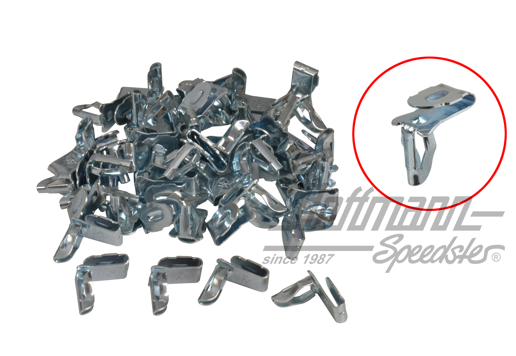 Clip set, door panels, Bus T2 | N  014 378 1 | 020-0013-18