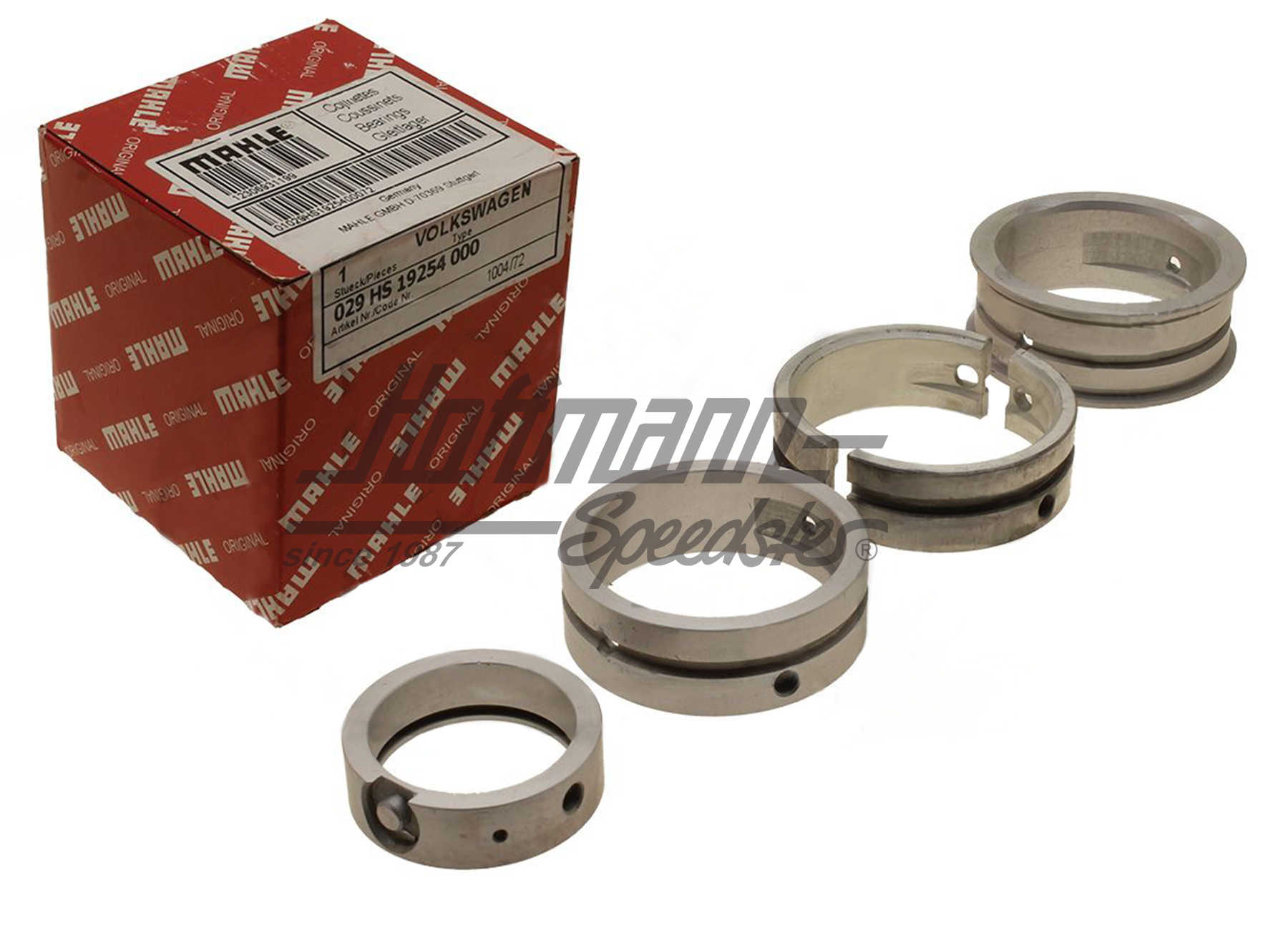 Main bearing set, 0.50/std./thrust std. 22mm, steel | 111 198 471 | 010-0145-50