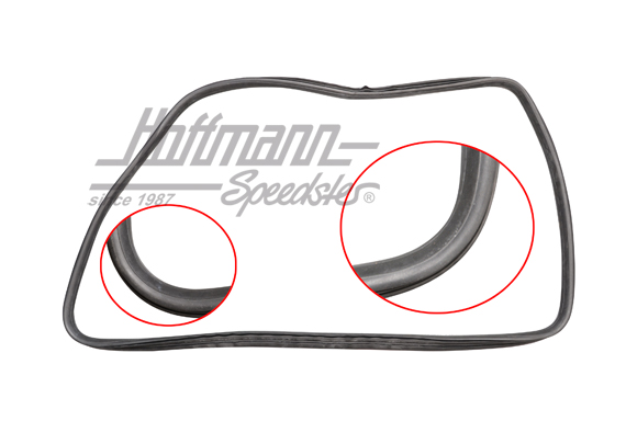 Side window seal, Golf 2, without groove, right                                                     