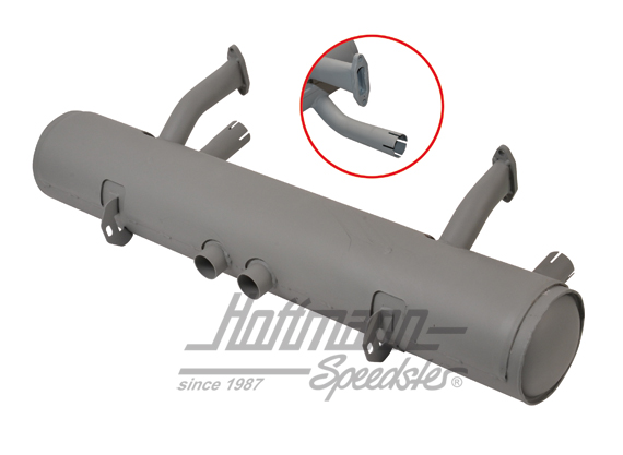 Exhaust, 356 B+C, 912 | 616 111 010 05 | 510-0104