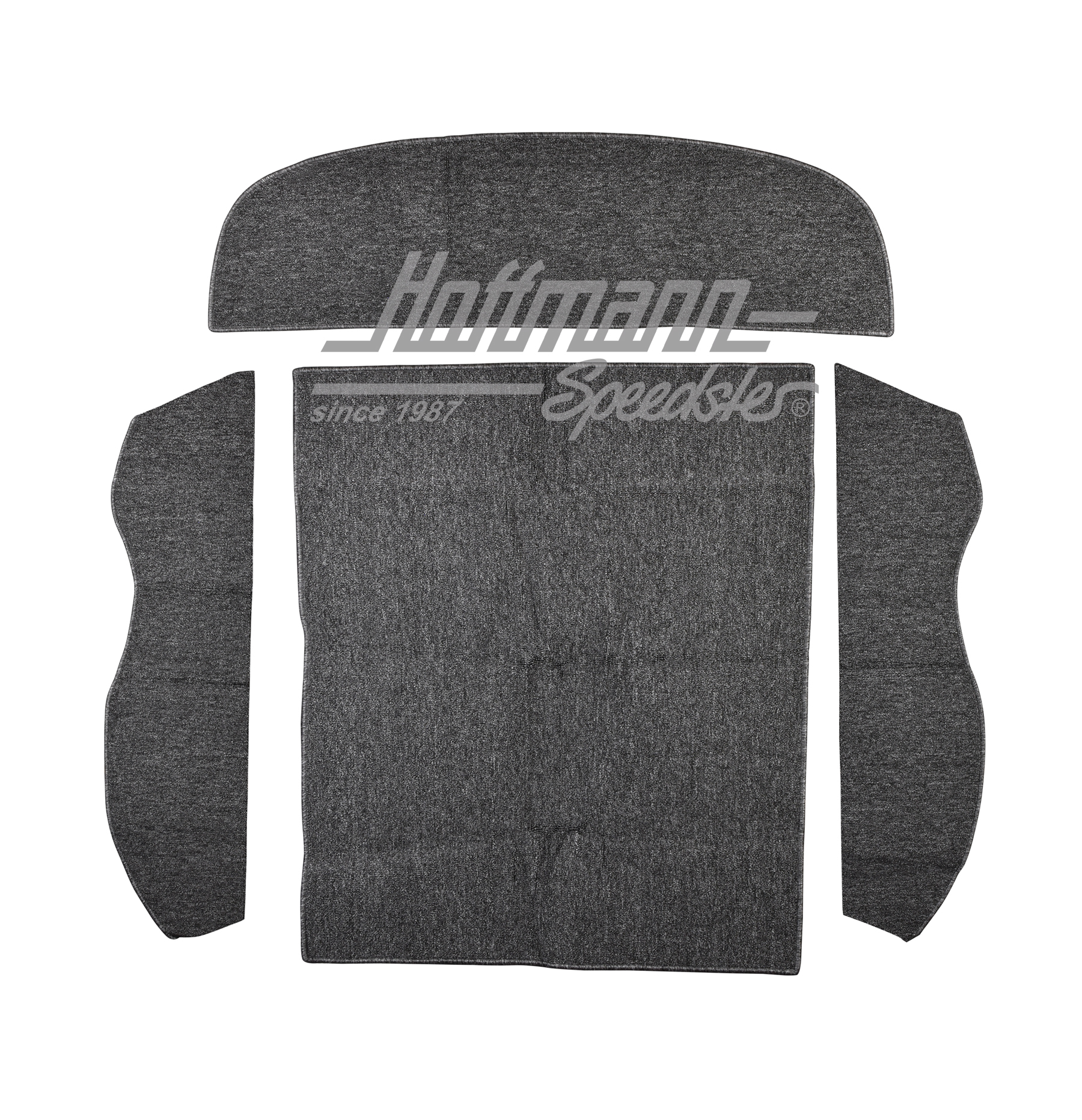 Carpet set, luggage compartement, rear, Notchback, grey | 34-R3137-407 | 069-9700
