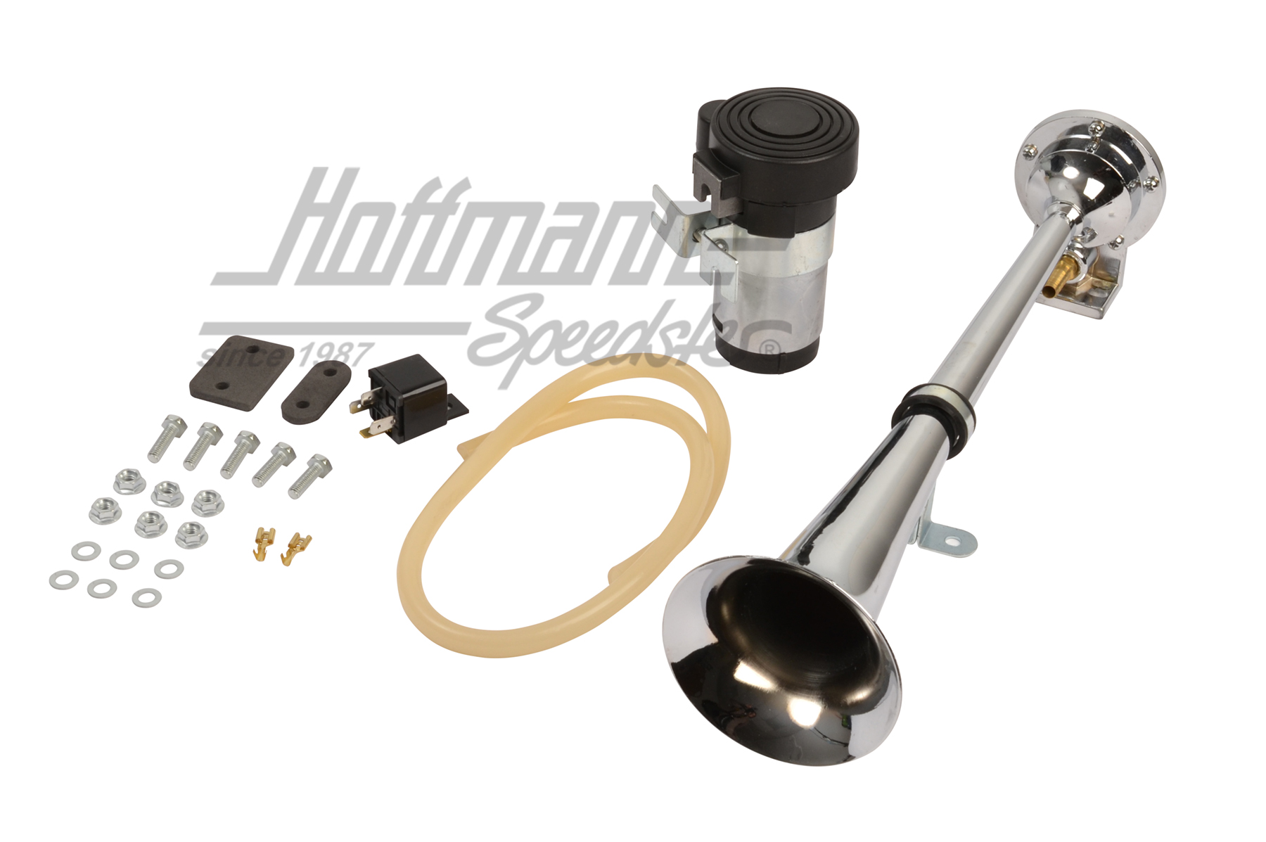 Fanfare horn, 1-horn, with air compressor, 12V | 83KM 1200 | 200-8023