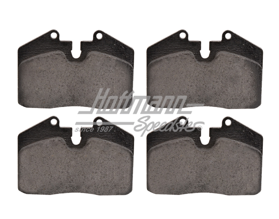 Brake pads, front/rear, Porsche 911, 17.2mm | 965 352 939 04 | 522-1124