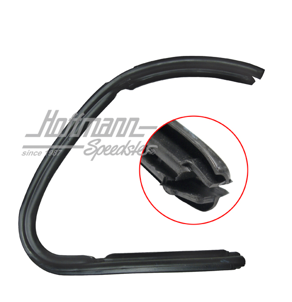 Seal, vent window, left, 10.52-7.64 | 111 837 625 | 020-5233-01