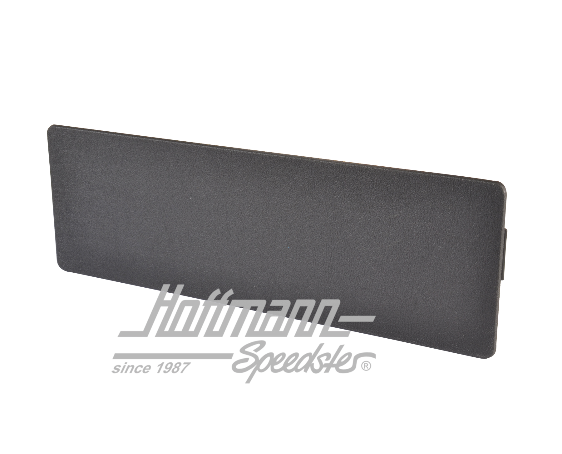 Radio slot cover, Porsche 911, black | 911 552 463 02 | 580-0080-06