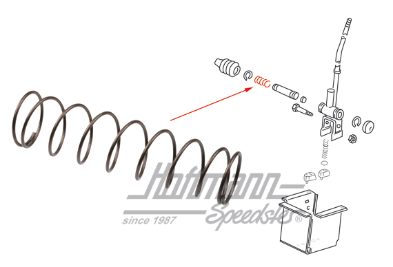 Spring, lateral, front, 5-speed | 251 711 247 A | 315-1400-12