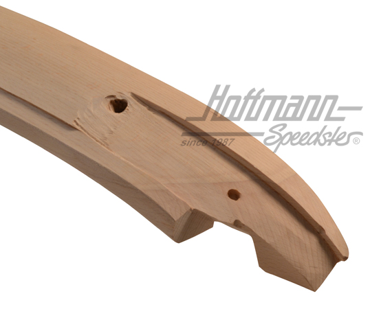 Front header bow, Karmann Ghia, 12.68-7.74 (wood)                                                   