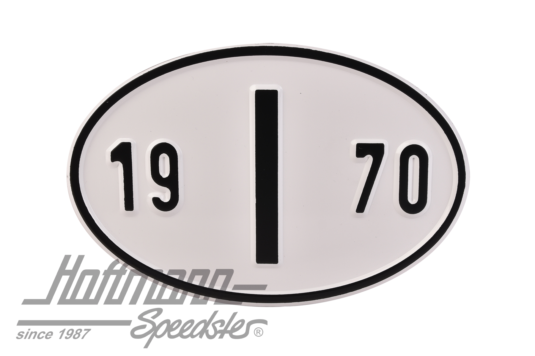 Nationality plate "I", alu, with year 1970 |  | 020-2402-70