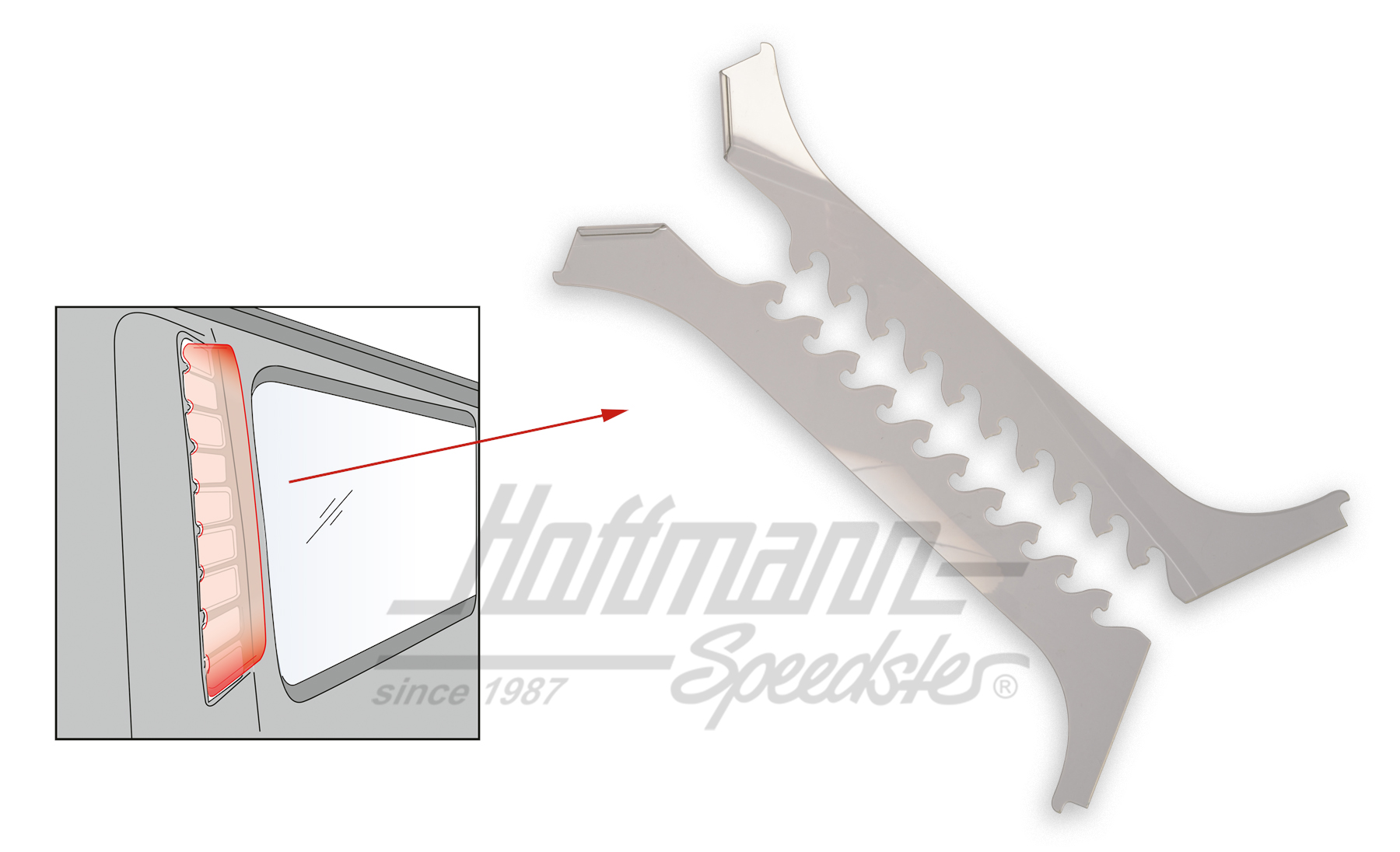 Air scoop set, Bus T3, 8.81-7.92 | --- --- --- | 385-1402