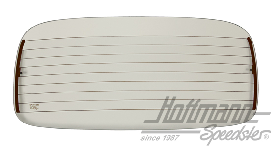 Rear window, heatable, Sedan, 57-64, clear | 111 845 501 E heizbar | 020-6049