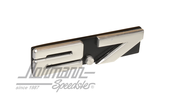 Emblem, 2.7, rear ventilation grille                                                                