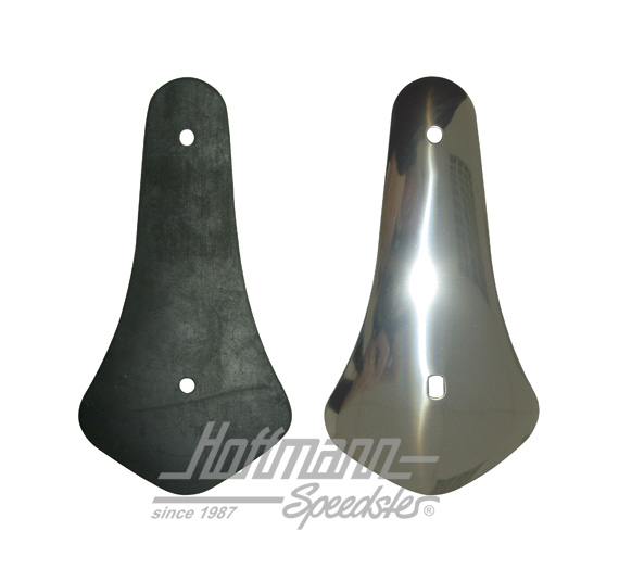 Front hood handle support, high polished stainless steel, -7.67 | --- --- --- | 020-2047