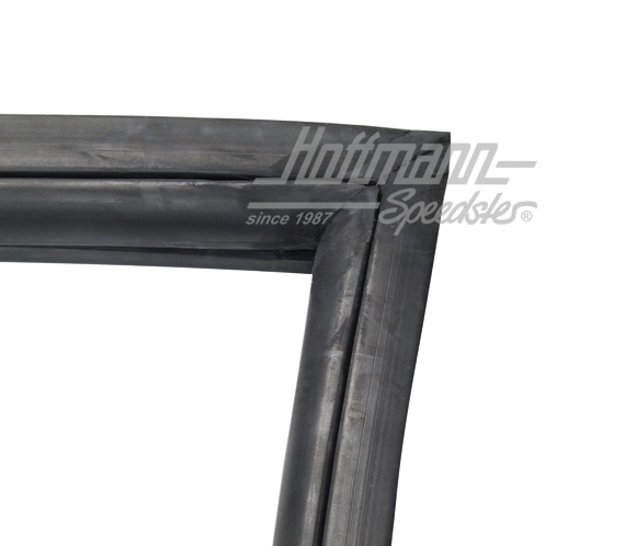 Central door window seal, divided, with groove                                                      