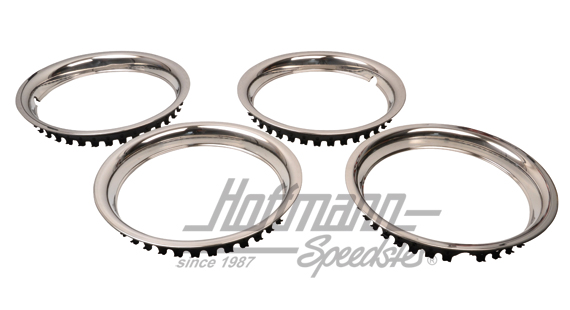 Wheel trims, universal, stainless steel, 14"                                                        