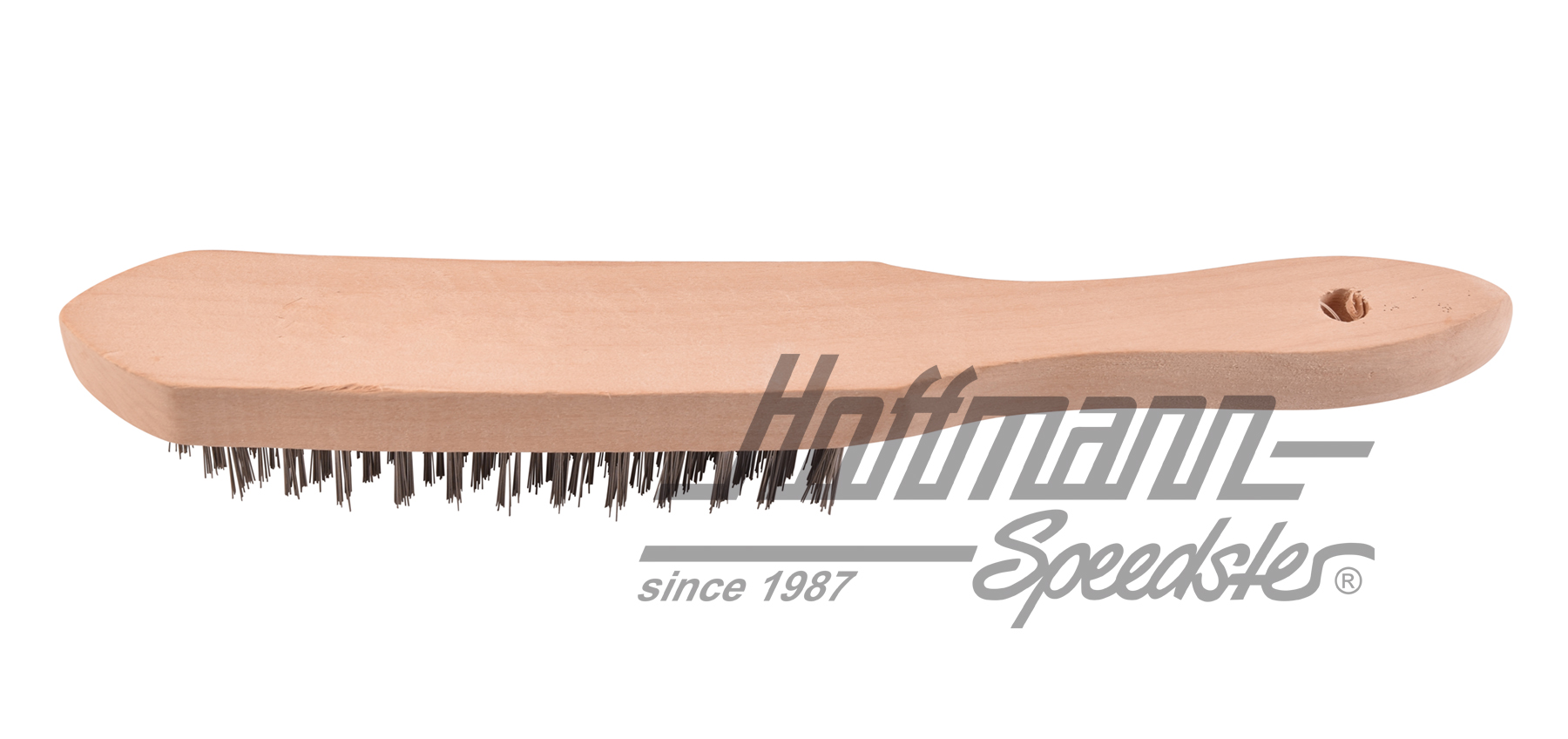 Hand brush, steel wire, 5 rows                                                                      