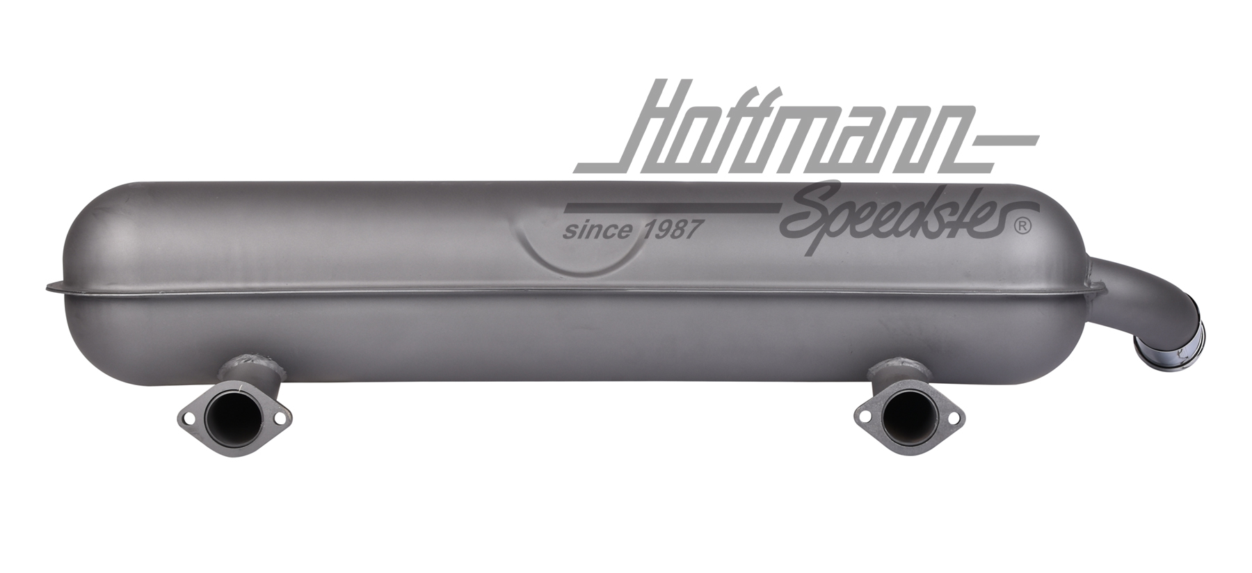 Exhaust, sheet steel, 1x60mm, 914/6, 2.0                                                            