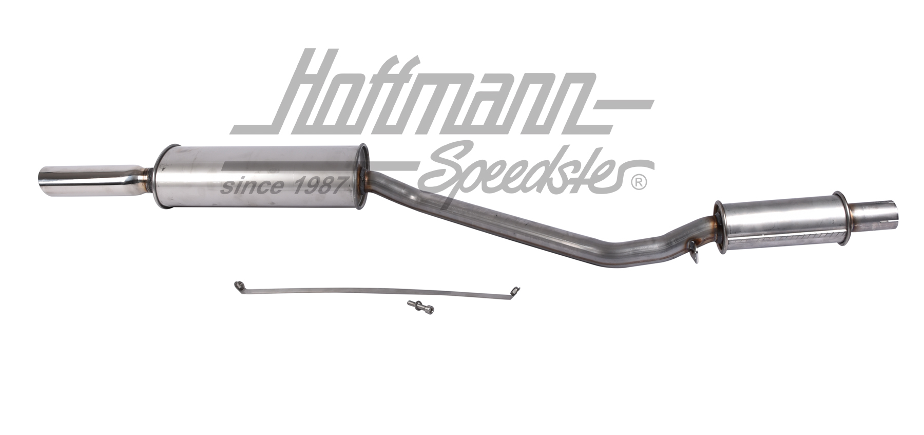 Exhaust, standard, stainless steel, 924, 2.0                                                        
