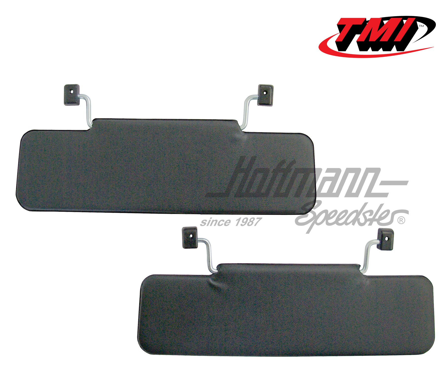 Sun visors, black, with mounting, Type 181 | 181 898 552 ABK | 080-5490
