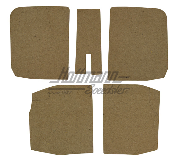 Floor panel insulation, Golf 1 | 171 863 919 | 180-3050