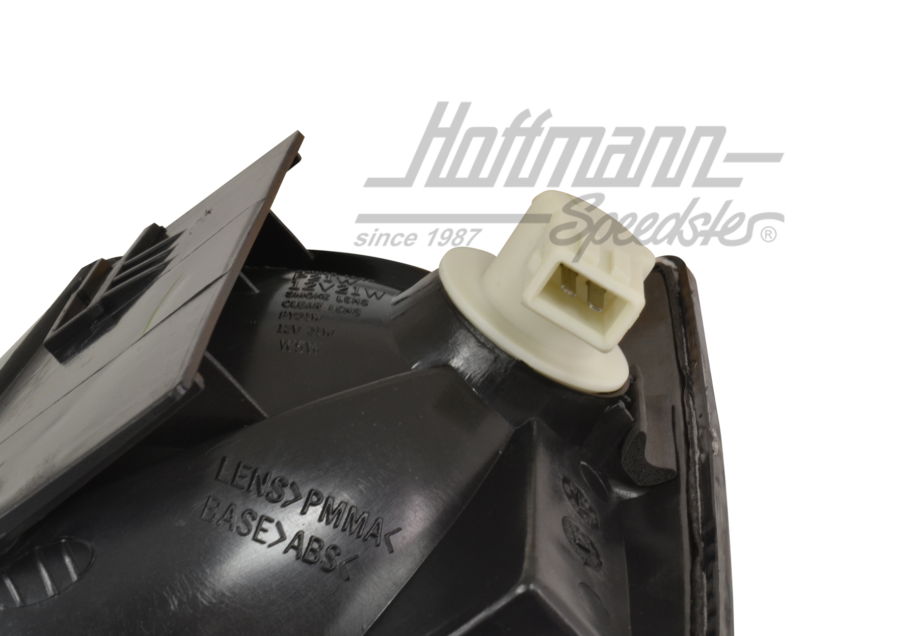 Turn indicator, front, black, right (short)                                                         