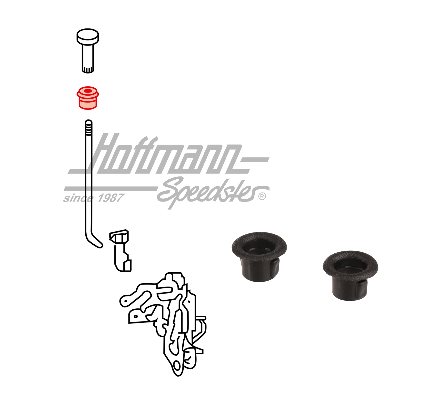 Collars, door lock pull | 171 837 355 | 020-5268-10