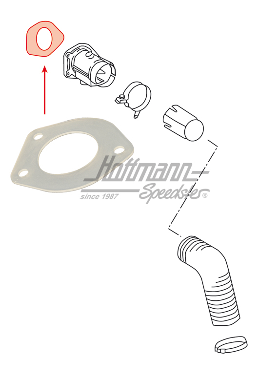 Seal, heater-flap box, 911, 66-89                                                                   
