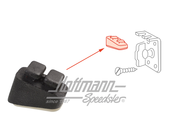 Rubber bump (plug-in), Bus T2/T3 | 251 837 177 | 097-1007