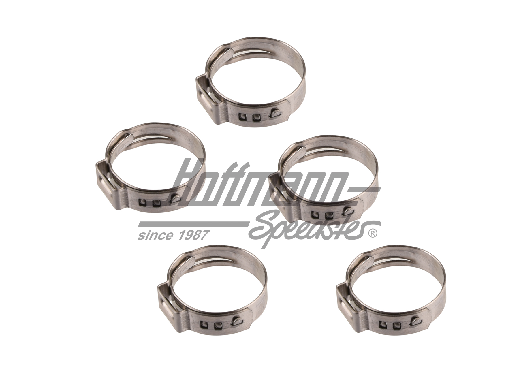 Single-ear clamps, adjustable, 19.4-22.6mm | --- --- --- | 020-0505-37