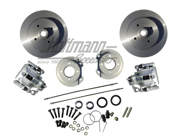 Rear axle disc brake kit, 4-holes/100mm, IRS | BA KER 2 HS | 020-3914