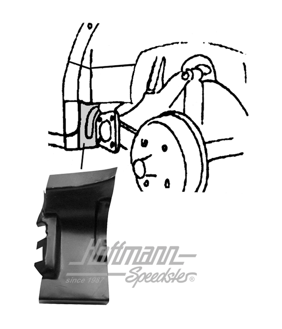 Repair panel, inner rear wing, front part, left | --- --- --- | 050-2351