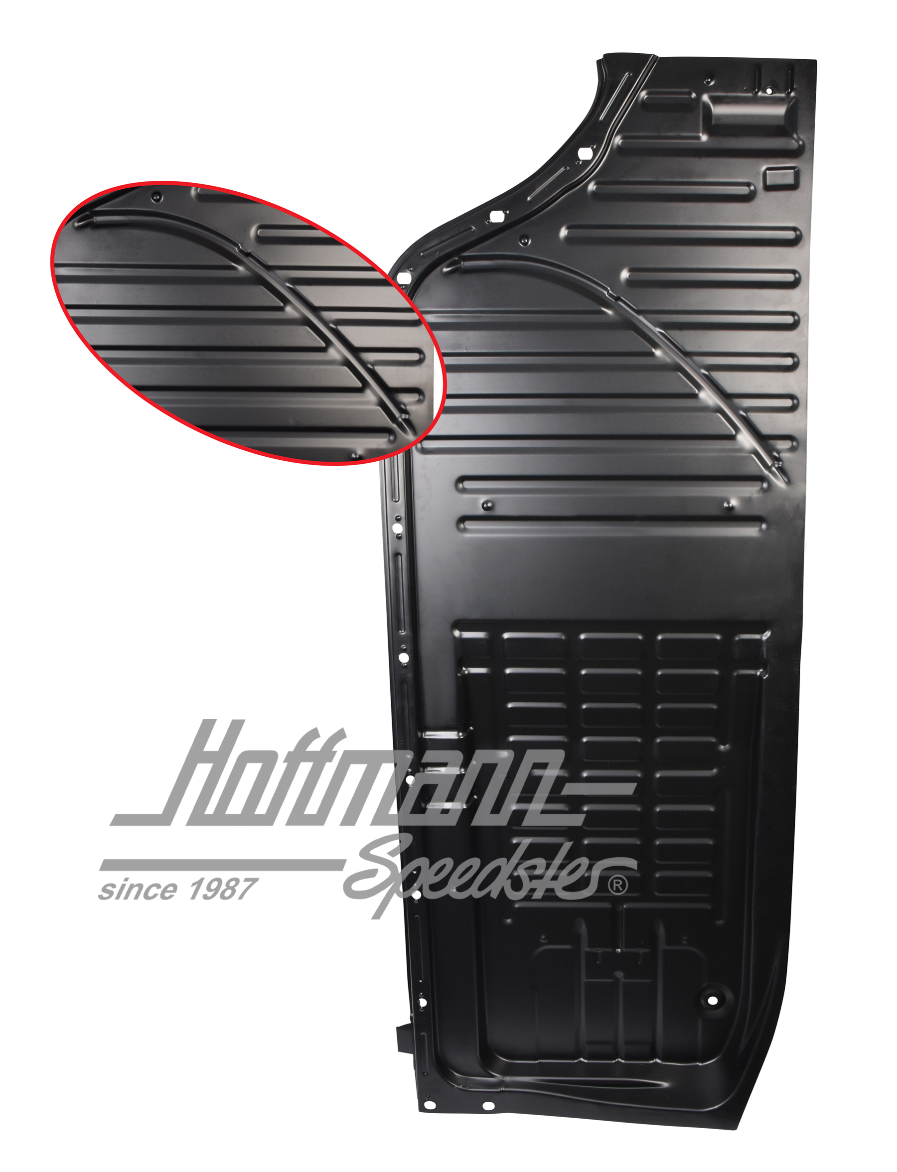 Floor panel, Karmann Ghia/Type 181, left, Top Quality | 141 701 059 | 068-0001-01
