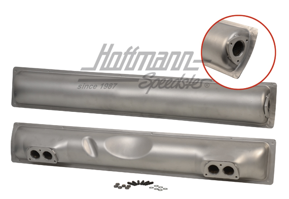 Exhaust, 1.7-2.0, 8.71-7.85, stainless steel | VW-35028SOE | 090-2060