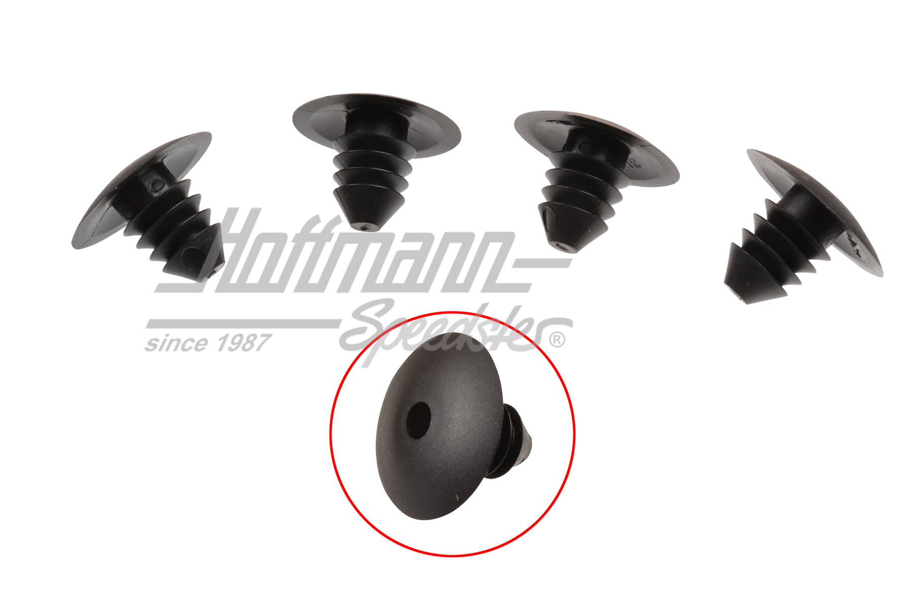 Clip, trunk lining, Golf 2 | 191 867 199  01C | 208-1160