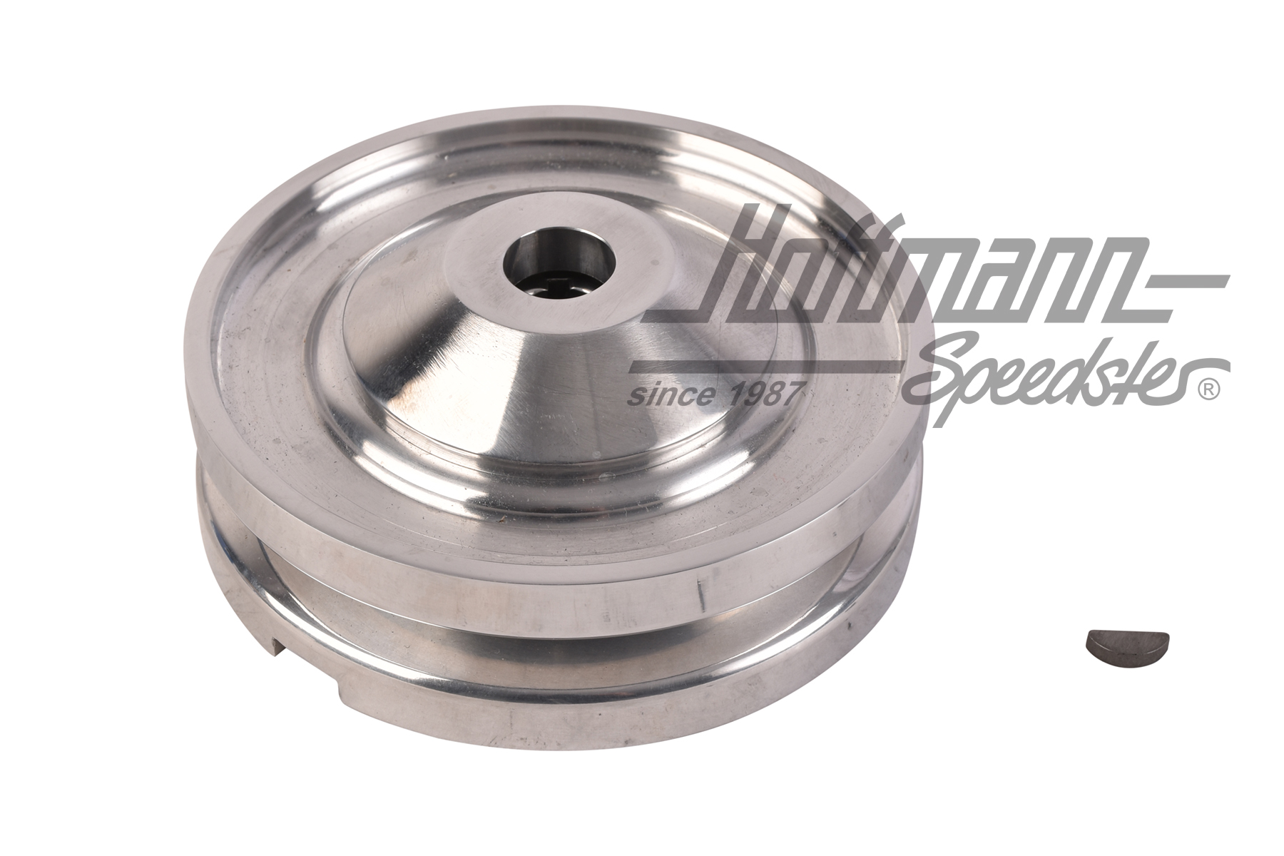 Alternator/generator pulley, 12V, Billet, chromed | 16-9707 | 010-1161-35