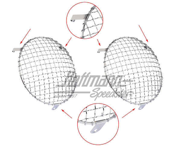 Gravel guard, Porsche 911, 65-67 | HG 001 911 A | 580-1920