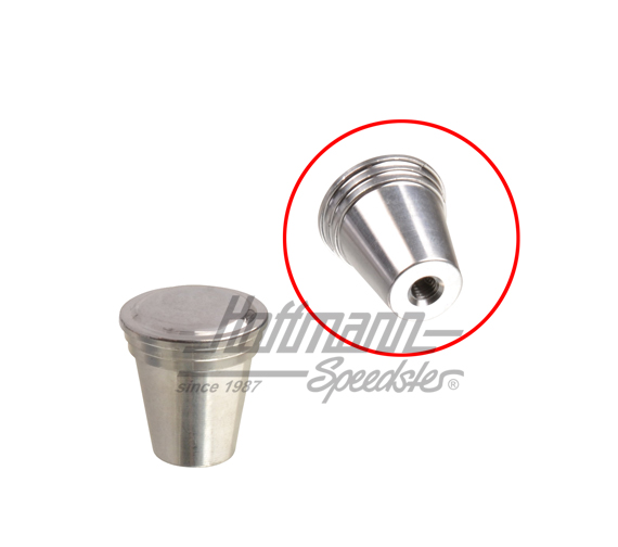Knob, light, choke, ashtray, Billet Style | 113 941 541 AL | 020-1850