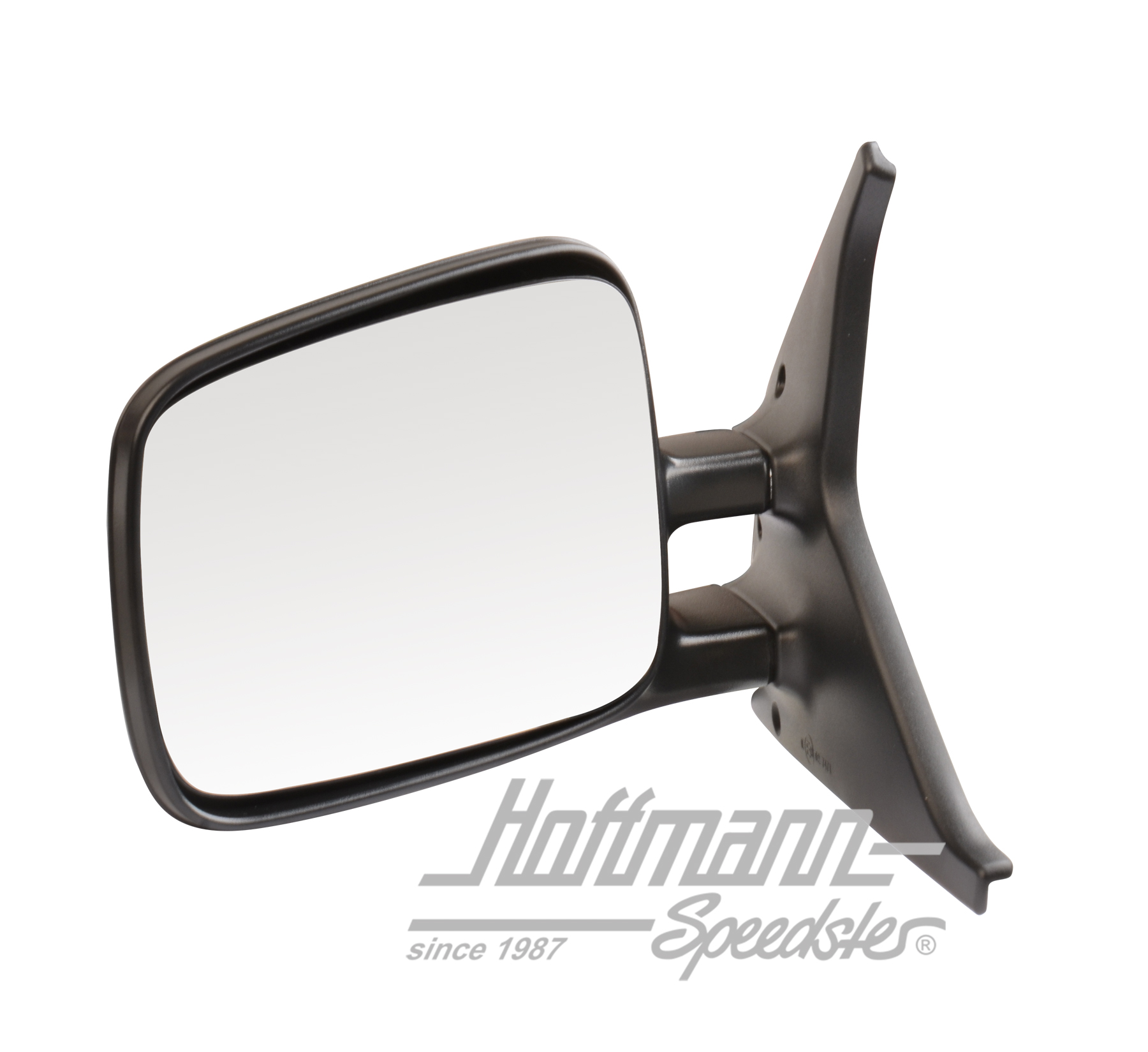 Mirror, electric (flat), black, left | 701 857 507 E 01C | 408-6703-01